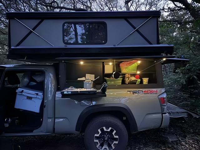 This camper is comparable to similar styles made in the US, or similar, but with a much more accessible price. My main positive for this is that hardware is standard- not proprietary so little things that aren't quite right are fairly easy to fix. Having had an American made camper that was extremely expensive, full of problems and eventually an absolute fail- I LOVE this one! Be prepared for quality issues on the finish and small aspects. But, overall it functions very nicely. I've used it on several trips, from freezing weather, high winds and also heat. I am very happy- especially with the way you can set it up in under 5 minutes. I also recommend the kitchen set up- very handy! The optional shower works fantastically and the large awning option is great although mine required some alteration to get it to stay open in a sustainable manner. a great deal overall to begin your truck camping setup.